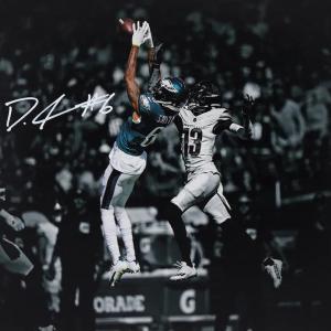 Devonta Smith Signed 11x14 Philadelphia Eagles Photo Fanatics Top Quality Cheap Pice