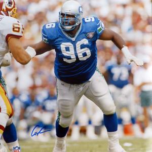 CORTEZ KENNEDY AUTOGRAPHED 16X20 PHOTO SEATTLE SEAHAWKS BECKETT BAS 110987 Buy Cheap Discount