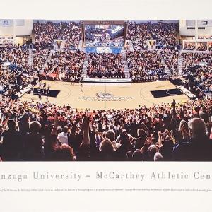 COREY KISPERT AUTOGRAPHED 12X36 PANORAMIC PHOTO GONZAGA BULLDOGS MCS HOLO 194798 Cheap Sale With Mastercard
