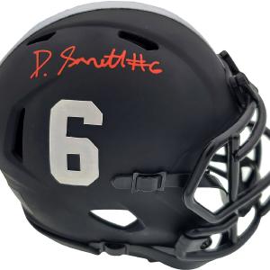 DEVONTA SMITH AUTOGRAPHED ECLIPSE BLACK ALABAMA SPEED MINI HELMET BECKETT 189550 Clearance Online Fake