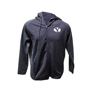 BYU Cougars Blue Zipper Sweatshirt (Size L) Outlet Deals
