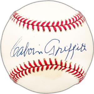 Calvin Griffith Autographed AL Baseball Minnesota Twins Owner Beckett #BK44343 For Sale Free Shipping
