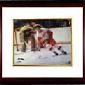 Gordie Howe signed Redwings 16x20 Photo (vs Bruins) Framed- Beckett Hologram Official Site Sale Online