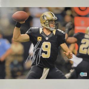 Drew Brees autograph signed New Orleans Saints 11x14 Photo  Beckett BAS Free Shipping Best Place