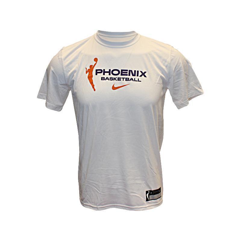 Diana Taurasi Phoenix Mercury White Short Sleeve Warmup Shirt (Size L) Discount Brand New Unisex