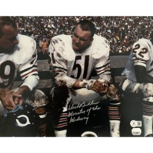 Dick Butkus Autographed Chicago Bears 11x14 Photo Monsters Midway Beckett 48939 Eastbay Online