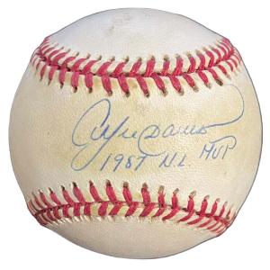 Andre Dawson 1978 NL MVP Signed Official National League Baseball Free Shipping Best Place