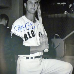 Carl Yastrzemski TC 67 Autographed Rookie 16x20 Photo (JSA) Discount Best Pices