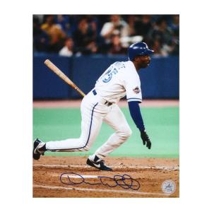 Devon White Autographed Toronto Blue Jays Batting 8x10 Photo Shop Offer