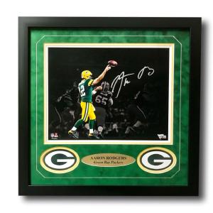 Aaron Rodgers Signed Packers 11x14 Framed Photo Fanatics Green Bay Autograph Shop For Sale