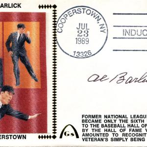 Al Barlick Autographed Gateway July 22 1989 First Day Cover Buy Online