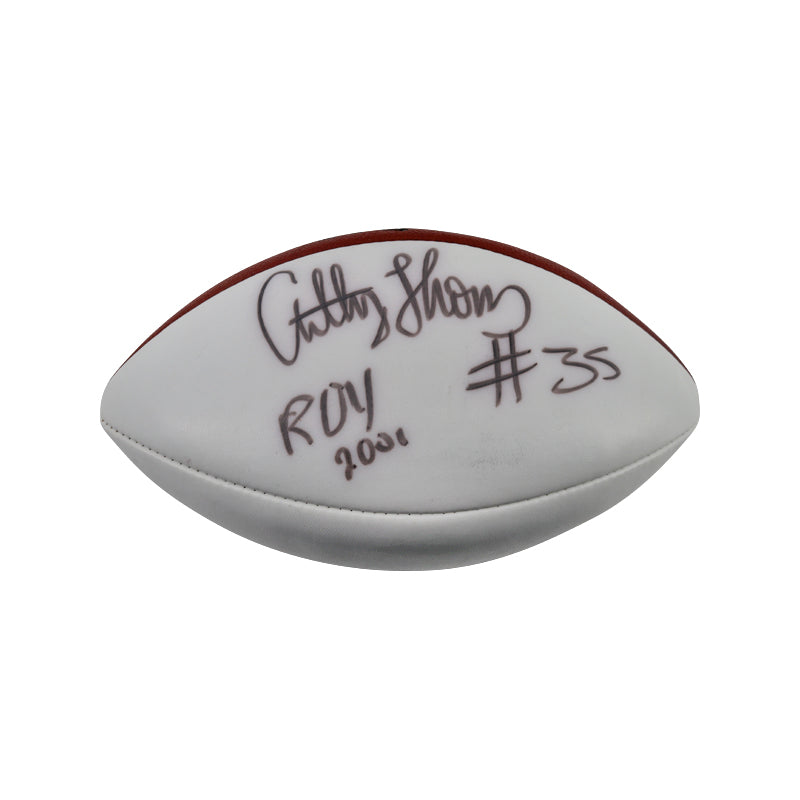 Anthony Thomas Chicago Bears Autographed Signed Inscribed White Panel Football (JSA COA) Clearance Best Place