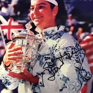 Arantxa Sanchez Vicario Autographed 8x10 Tennis Photo For Nice