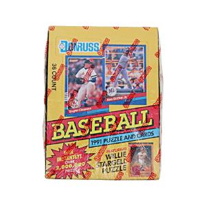 1991 Leaf Donruss Series 1 Puzzle Cards Baseball Sealed Box Buy Online