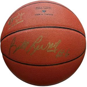 Bill Russell Autographed Leather Molten Official Basketball Cheap 100% Original