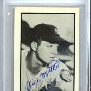Bill Miller Autographed 1953 Bowman Reprint Card #54 Yankees Beckett #9888228 Clearance Choice
