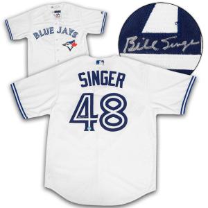 Bill Singer Toronto Blue Jays Signed White Baseball Jersey Enjoy Cheap Online