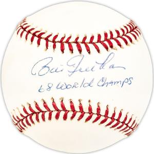 Bill Freehan Autographed AL Baseball Tigers 68 World Champs Beckett QR #BM25005 Clearance Shop