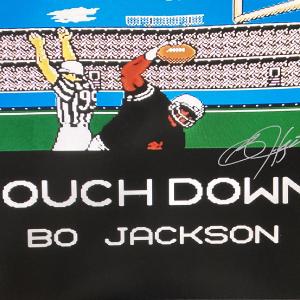 Bo Jackson Signed 16x20 Oakland Raiders Tecmo Bowl Photo BAS Discount Official Site