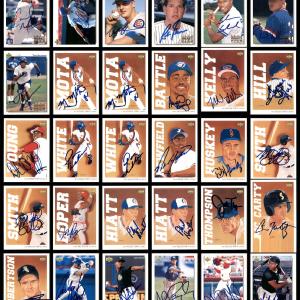 1992 Upper Deck Minor League Baseball Autographed Signed Cards Lot Of 123 185572 Perfect Sale Online