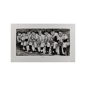 Bloodline New York Yankee Manager 24x15 Terri Starnes Bryant Print 100% Original