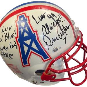 1980s Houston Oilers Game Used Signed Riddell AF-2 Proline Helmet4 SigsPSA Discount Release Dates