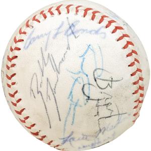 1983 Arizona State Autographed Baseball 24 Sigs Barry Bonds Beckett AA01887 Online Online For Sale
