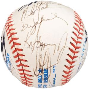 1989 Mariners Team Autographed AL Baseball 24 Sigs Ken Griffey Jr. AA01196 Cheap Sale Footlocker Finishline