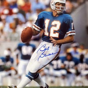 BOB GRIESE AUTOGRAPHED 16X20 PHOTO MIAMI DOLPHINS BECKETT BAS QR STOCK #194352 Clearance 2025 Unisex