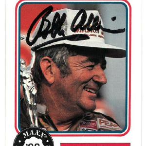 Bobby Allison signed 1988 Maxx Charlotte RC Trading Card #30 - JSA Holo #DD39126 Finishline For Sale