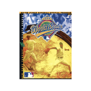 1996 World Series New York Yankees Atlanta Braves Official Souvenir Program Recommend