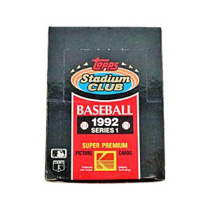 1992 Topps Stadium Club Baseball Series 1 Unsealed Box Cheap Wholesale