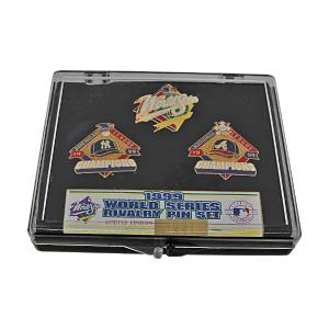1999 World Series Braves Yankees Rivalry Pin Set #1851/5000 Discount Latest