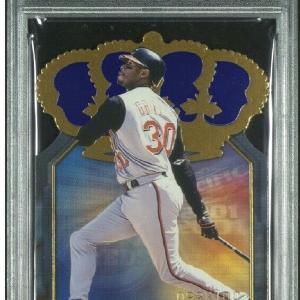 2001 Pacific Ken Griffey Jr Gold Crown Blue Die Cut /100 Psa 9 Mint Low Pop Rare Free Shipping Cheap Real