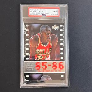 1999 Upper Deck MJ Retires Jumbo-85/86 Timeframe #2 Michael Jordan PSA EX MT 6 B Buy Cheap Low Shipping Fee