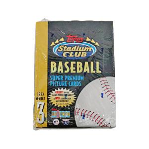 1993 Topps Stadium Club Baseball Series 3 Sealed Box Cheap Sale 100% Authentic