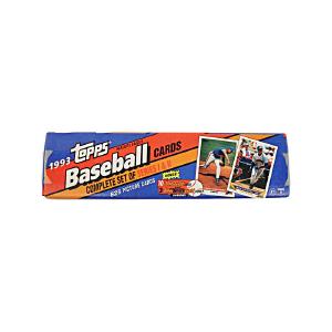 1993 Topps Baseball Complete Set 1 & 2 Unsealed Box Sale Low Pice