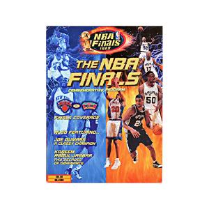 1999 NBA Finals San Antonio Spurs New York Knicks Official Souvenir Program Discount With Mastercard
