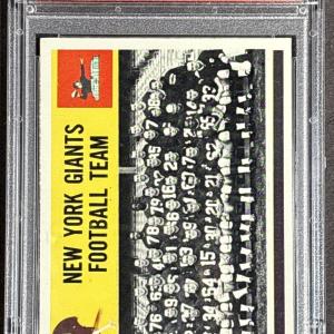 1964 Philadelphia #125 New York Giants Football Team Card Psa 7 NM Near Mint Discount With Mastercard