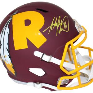 Adrian Peterson Autographed/Signed Washington Redskins AMP Helmet BAS 27755 Discount Latest