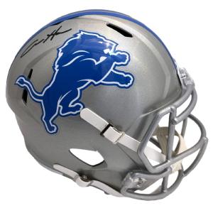 Aidan Hutchinson Autographed Detroit Lions Full Size Speed Helmet BAS Signed Clearance Manchester