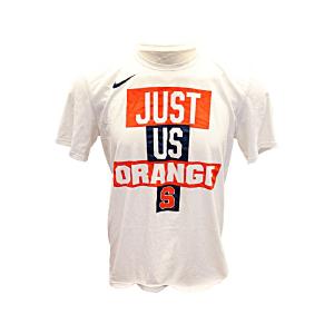 Alan Griffin Syracuse University Team Issued "Just Us Orange" T-Shirt (SizeL) Cheap Sale Manchester