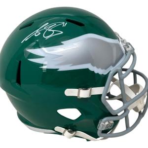 AJ Brown Signed Philadelphia Eagles FS Kelly Green Replica Speed Helmet BAS Quality From China Wholesale