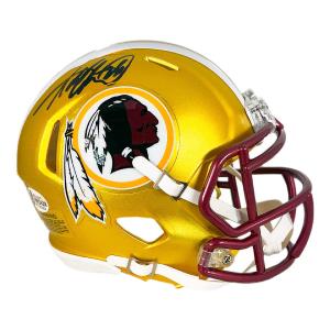Adrian Peterson Signed Washington Redskins Blaze Speed Mini Football Helmet (Bec Buy Cheap Deals