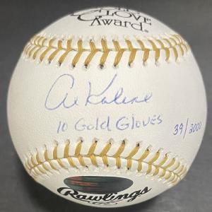 Al Kaline Signed Mlb Gold Glove Baseball LE 10 Gold Gloves Auto Tigers Steiner Under 70 Dollars