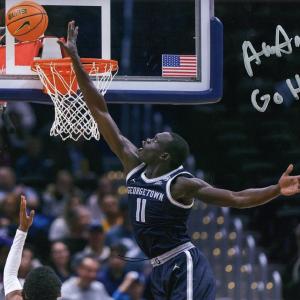 Akok Akok Georgetown Hoyas Autographed 8x10 Photo (CX Auth) Cheap Pice For Sale