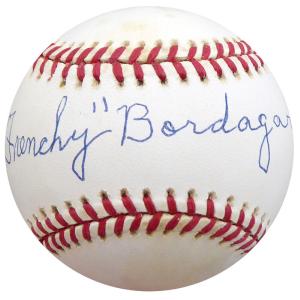 "Frenchy" Bordagary Autographed Signed NL Baseball Dodgers Beckett COA F26221 Sale How Much