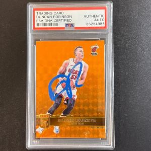 2021-22 Panini Donruss Elite #149 Duncan Robinson Signed Card AUTO PSA Slabbed H With Mastercard Cheap Online