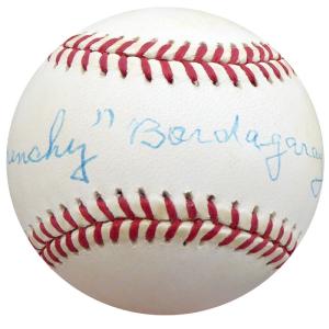 "Frenchy" Bordagary Autographed Signed NL Baseball Dodgers Beckett COA F26224 Cheap Nicekicks