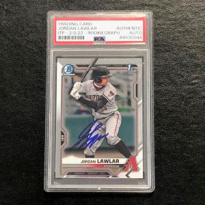 2021 Bowman Chrome #BDC-194 Jordan Lawlar Signed Card PSA Auto RC Cheap Wiki
